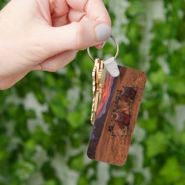 Deserts | Camels Sinai Mountains Egypt Keychain (Hand)