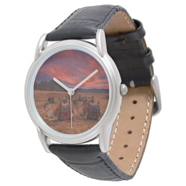 Deserts | Camels Sinai Mountains Egypt Watch (Angled)