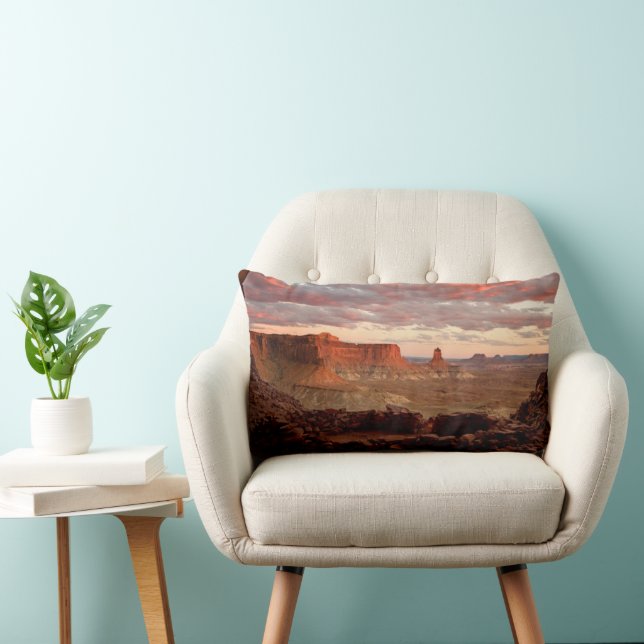 Deserts | Canyonlands National Park Utah Lumbar Pillow (Chair)