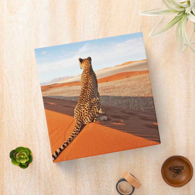 Deserts | Cheetah Savannah Desert 3 Ring Binder (In Situ)
