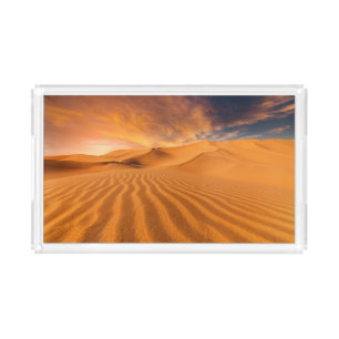 Deserts Desert in the United Arab Emirates Acrylic Tray