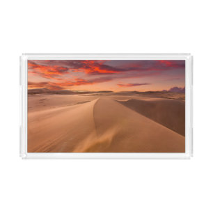 Deserts Desert United Arab Emirates Acrylic Tray