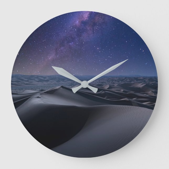 Deserts | Empty Quarter Desert Abu Dhabi Large Clock (Front)