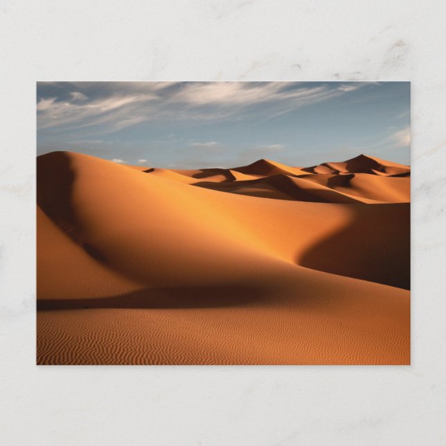 Deserts | Erg Chebbi Dunes Morocco Postcard (Front)