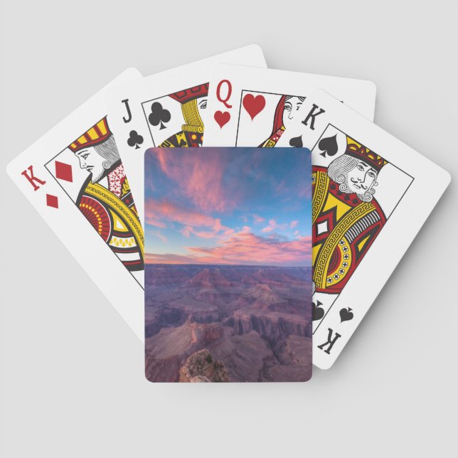 Deserts | Hopi Point Grand Canyon Arizona Poker Cards (Back)