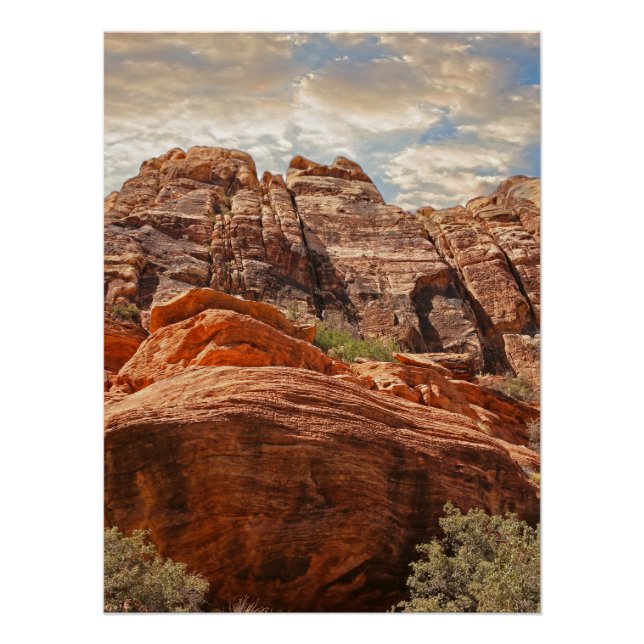 Deserts in the United States Desert Landscape phot Poster (Front)