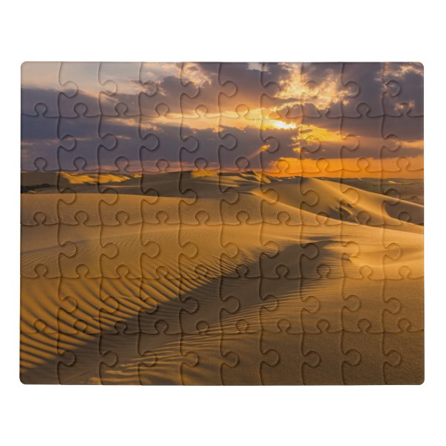 Deserts | Landscape of Sand Dunes Jigsaw Puzzle (Puzzle Horizontal)