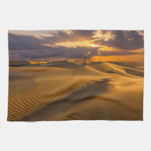 Deserts Landscape of Sand Dunes Kitchen Towel