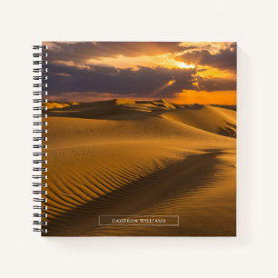 Deserts Landscape of Sand Dunes Notebook