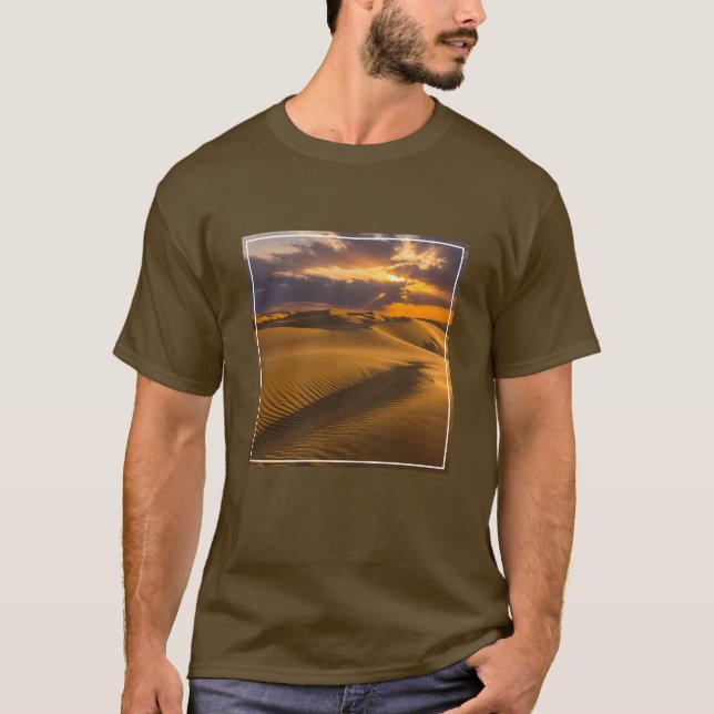 Deserts | Landscape of Sand Dunes T-Shirt (Front)