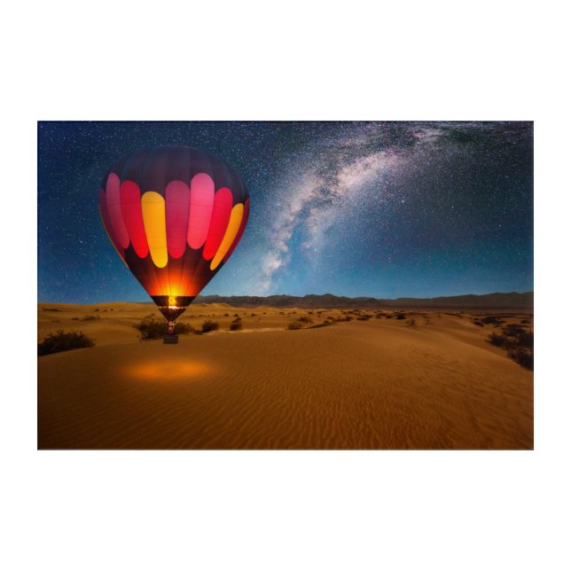 Deserts | Mesquite Dunes Death Valley Acrylic Print (Front)