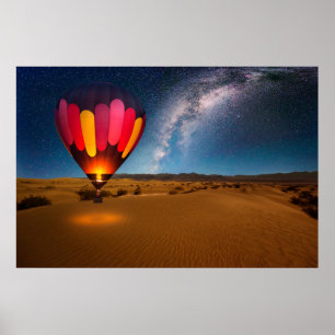 Deserts   Mesquite Dunes Death Valley Poster