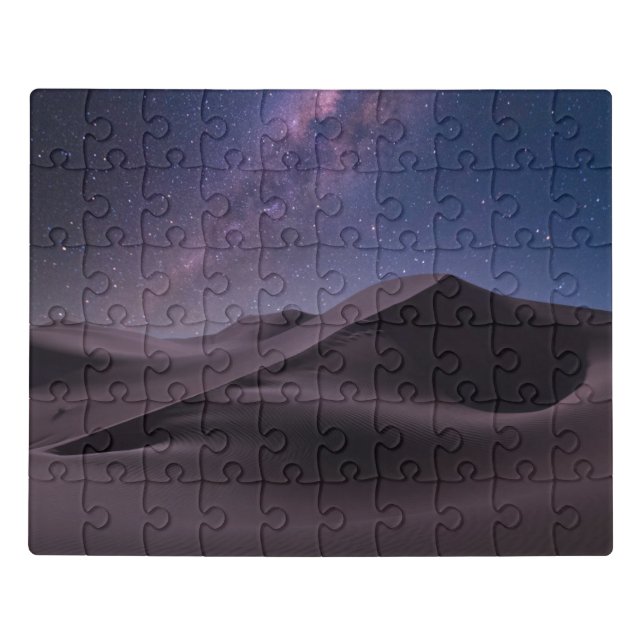Deserts | Milky Way Starry Sky Sand Dune Dubai Jigsaw Puzzle (Puzzle Horizontal)