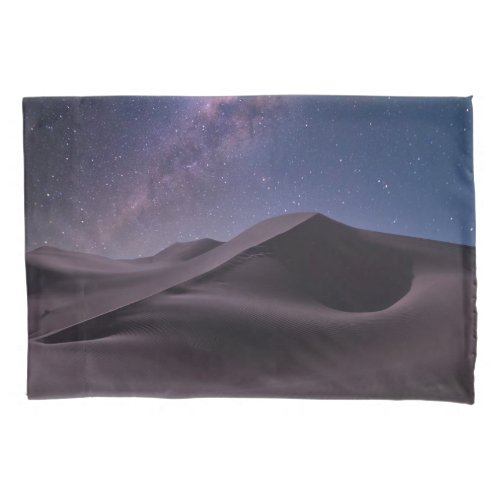 Deserts  Milky Way Starry Sky Sand Dune Dubai Pillow Case