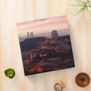 Deserts Monument Valley Utah-Ariziona 3 Ring Binder