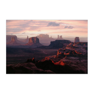 Deserts   Monument Valley Utah-Ariziona Acrylic Print