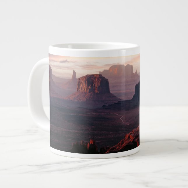 Deserts | Monument Valley Utah-Ariziona Giant Coffee Mug (Front Left)