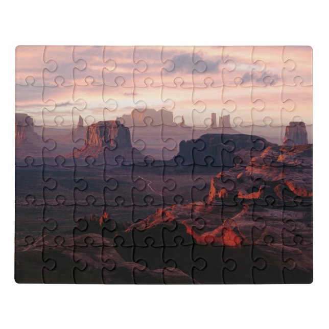 Deserts | Monument Valley Utah-Ariziona Jigsaw Puzzle (Puzzle Horizontal)