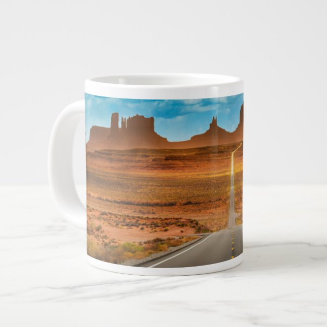 Deserts | Monument Valley, Utah Giant Coffee Mug (Front Left)