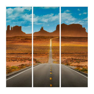 Deserts Monument Valley, Utah Triptych