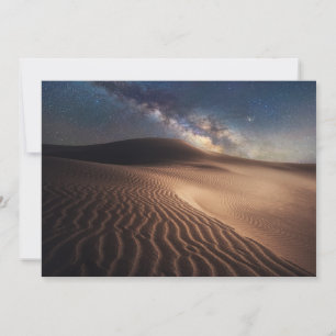 Deserts Ordos City Mongolia China Thank You Card