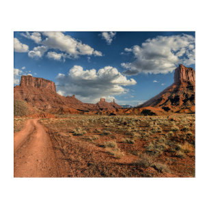 Deserts   Professor Valley Near Moab, Utah Acrylic Print