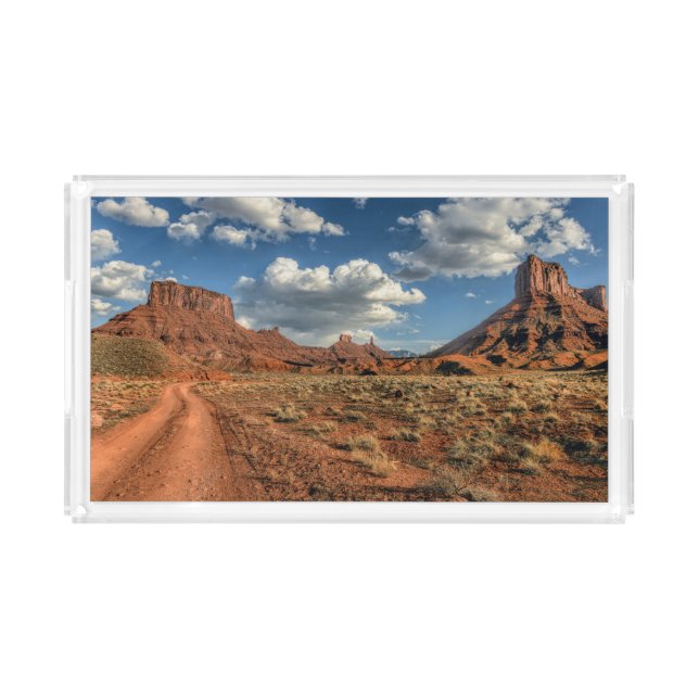 Deserts | Professor Valley Near Moab, Utah Acrylic Tray (Front)