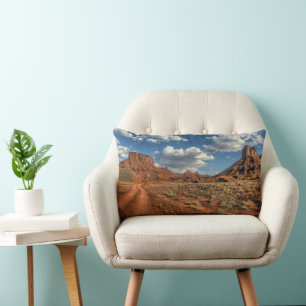 Deserts   Professor Valley Near Moab, Utah Lumbar Pillow