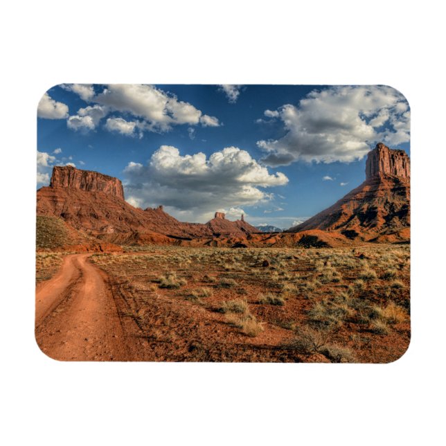 Deserts | Professor Valley Near Moab, Utah Magnet (Horizontal)