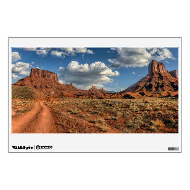 Deserts | Professor Valley Near Moab, Utah Wall Decal (Front)