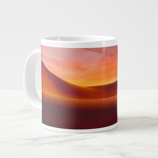 Deserts | Rolling Desert Landscape Giant Coffee Mug (Front Left)