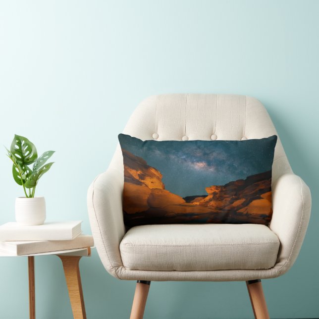 Deserts | Sam Pan Bok Night time Thailand Lumbar Pillow (Chair)
