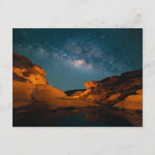 Deserts Sam Pan Bok Night time Thailand Postcard