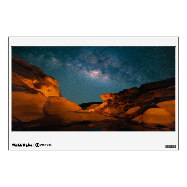 Deserts | Sam Pan Bok Night time Thailand Wall Decal (Front)