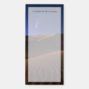 Deserts   Sand Dune Galaxy Magnetic Notepad
