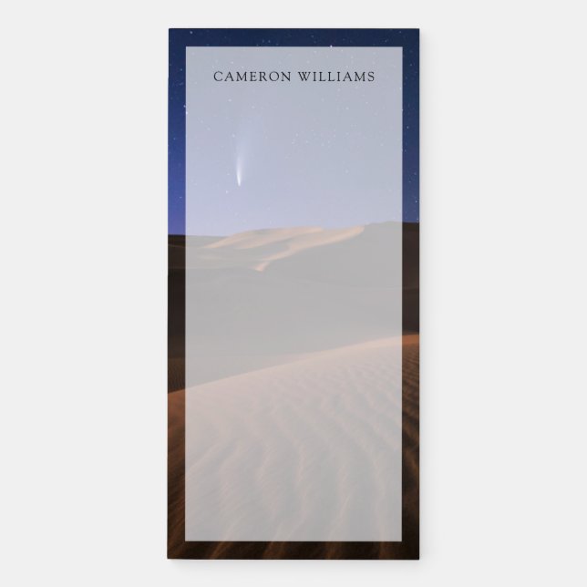 Deserts | Sand Dune Galaxy Magnetic Notepad (Front)