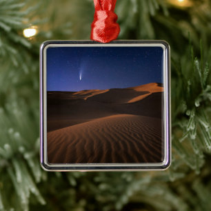 Deserts Sand Dune Galaxy Metal Ornament