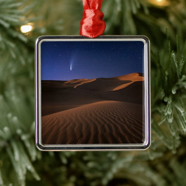 Deserts | Sand Dune Galaxy Metal Ornament (Tree)
