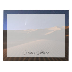 Deserts   Sand Dune Galaxy Notepad