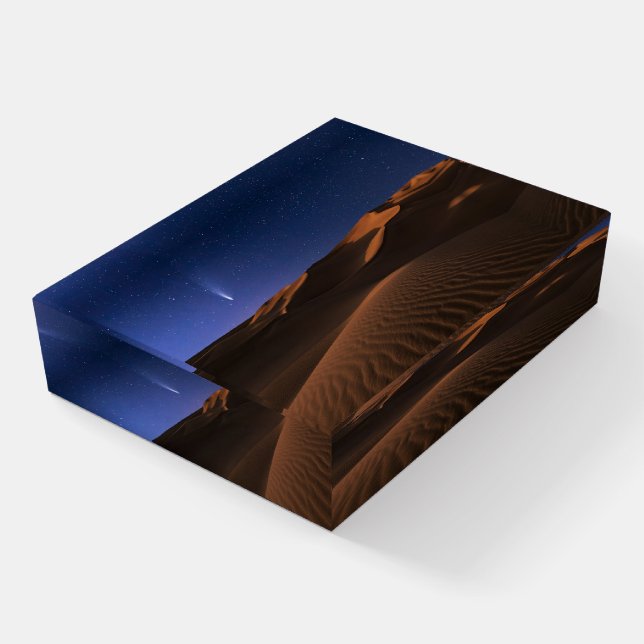 Deserts | Sand Dune Galaxy Paperweight (Angled)
