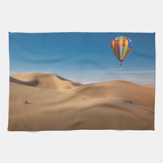 Deserts | Sand Dunes in the Dubai Desert Kitchen Towel (Horizontal)