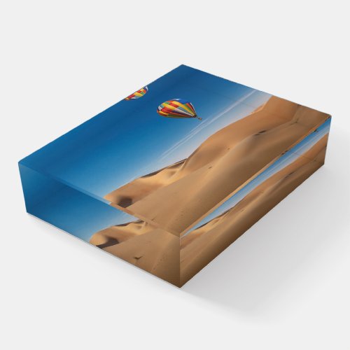 Deserts  Sand Dunes in the Dubai Desert Paperweight