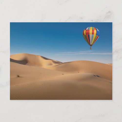 Deserts  Sand Dunes in the Dubai Desert Postcard