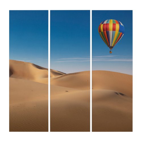 Deserts  Sand Dunes in the Dubai Desert Triptych