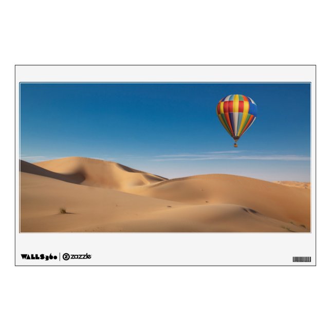 Deserts | Sand Dunes in the Dubai Desert Wall Decal (Front)