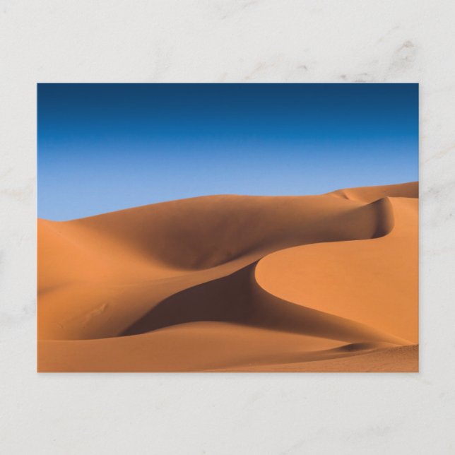 Deserts | Sand Dunes Near Illizi, South Algeria Postcard (Front)