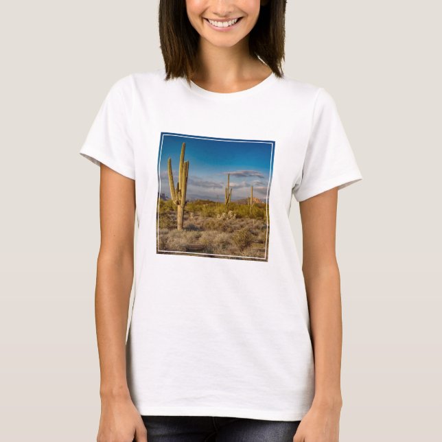 Deserts | Superstition Mountains, Arizona T-Shirt (Front)