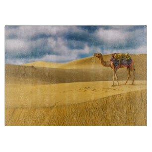 Deserts Thar Desert Rajasthan India Camel Cutting Board