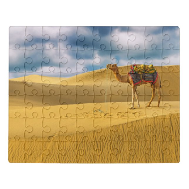 Deserts | Thar Desert Rajasthan India Camel Jigsaw Puzzle (Puzzle Horizontal)