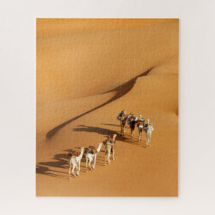 Deserts   Tuareg Walk with Camels Jigsaw Puzzle